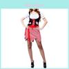 Alluring Women's Caribbean Pirate Cosplay Outfit Featuring Elegant Short Dress Design