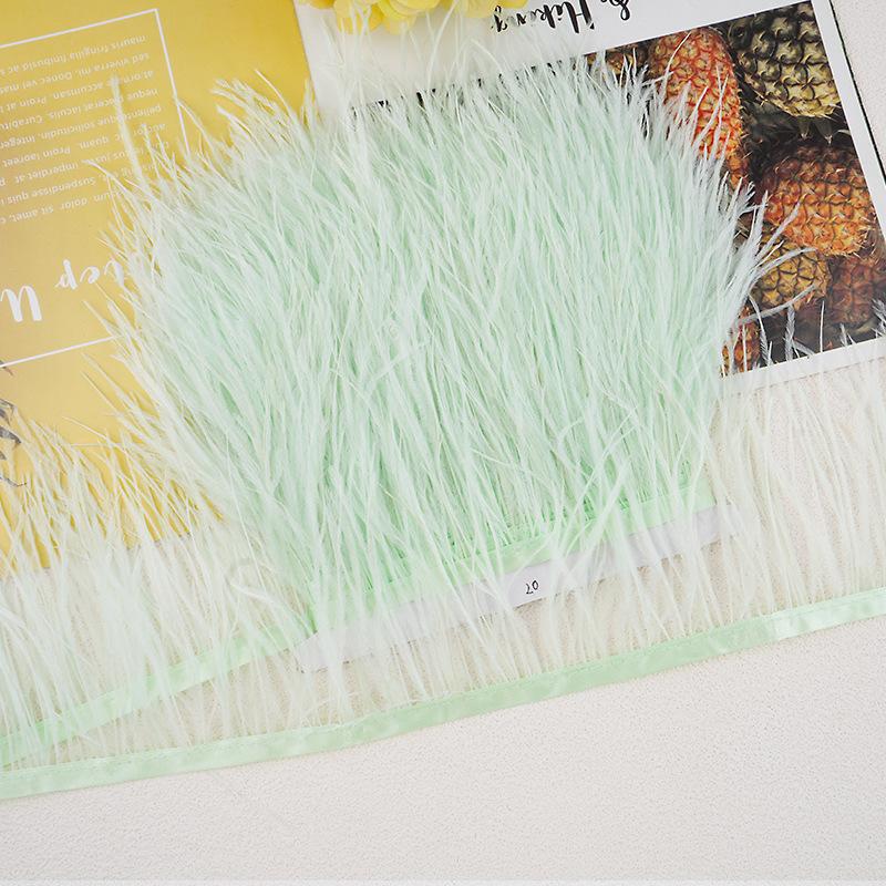 1M 10-13Cm Ostrich Feather Fringed Jewelry Handicrafts Clothing Decorative Accessories