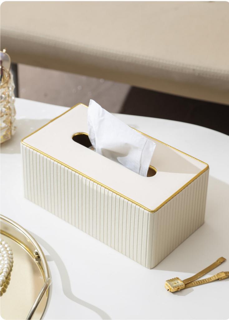Papierrolhouder geschikt voor badkamer tissueboxLeren papierrolhouder is geschikt voor slaapkamer, eettafel, kantoor