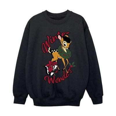 Girls Winter Wonders Wreath Sweatshirt