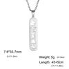 Dawapara Eye of Horus with Ankh Cross Necklace Key of Life Protection Ancient Egypt Jewelry Stainless Steel Necklace