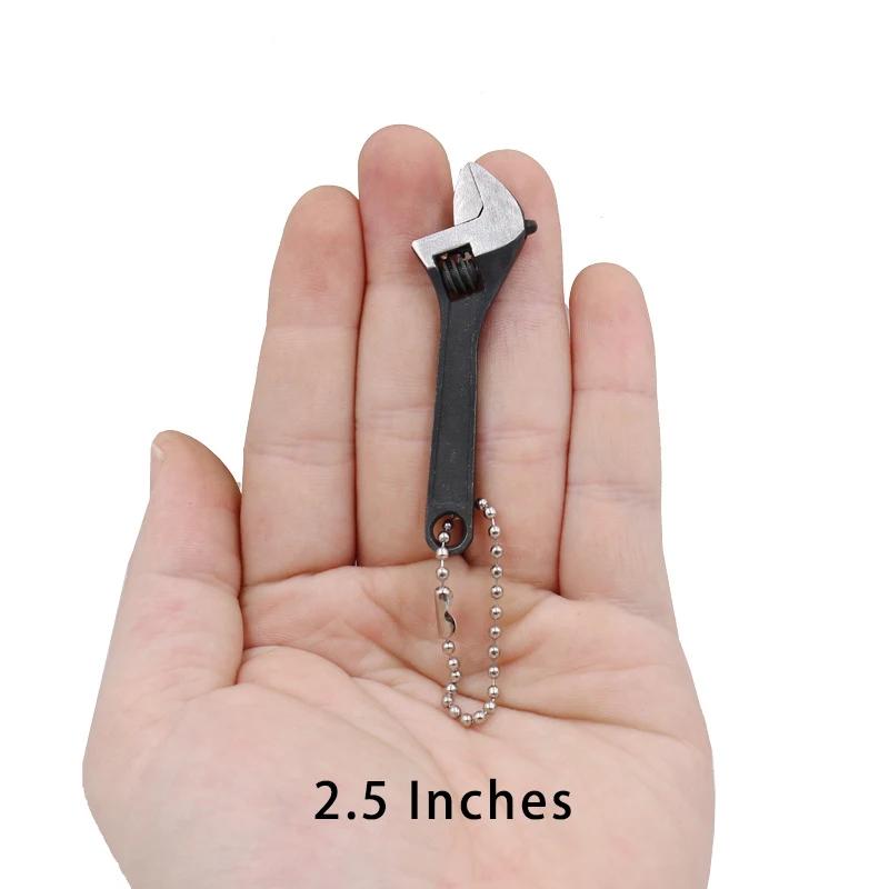 

1Pcs Steel 2.5 Inch 4 Inch Monkey Wrench Mini Tool Adjustable Wrench Mini Open-end Wrench Mini Tool Shifting Spanner