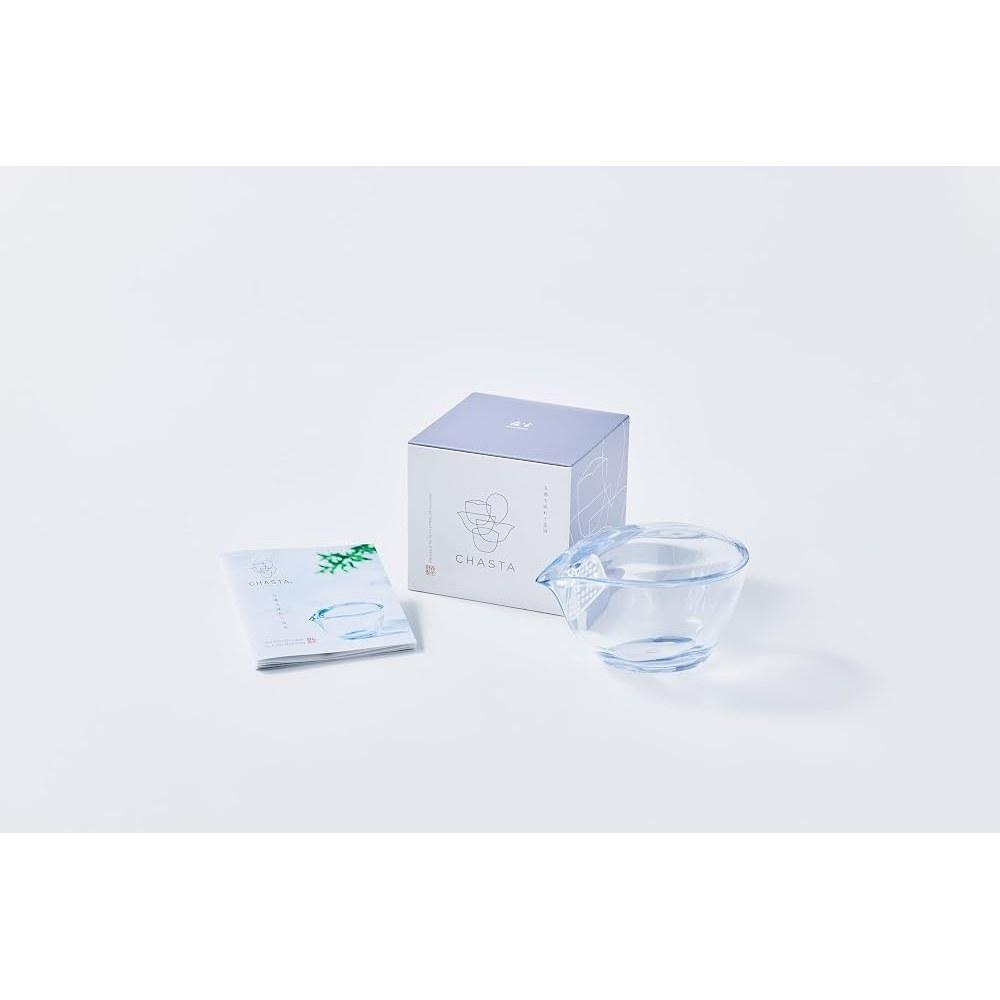 Japanese Product Mori Han Gokan Chasta Tritan Teapot 250ml - Transparent, Durable, Dishwasher Safe, Heat Resistant