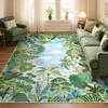 Winter Forest Carpet Pine Tree Pattern Soft Floor Mat for Living Room Bedroom Modern Home Decor Non-Slip Washable Area Rug