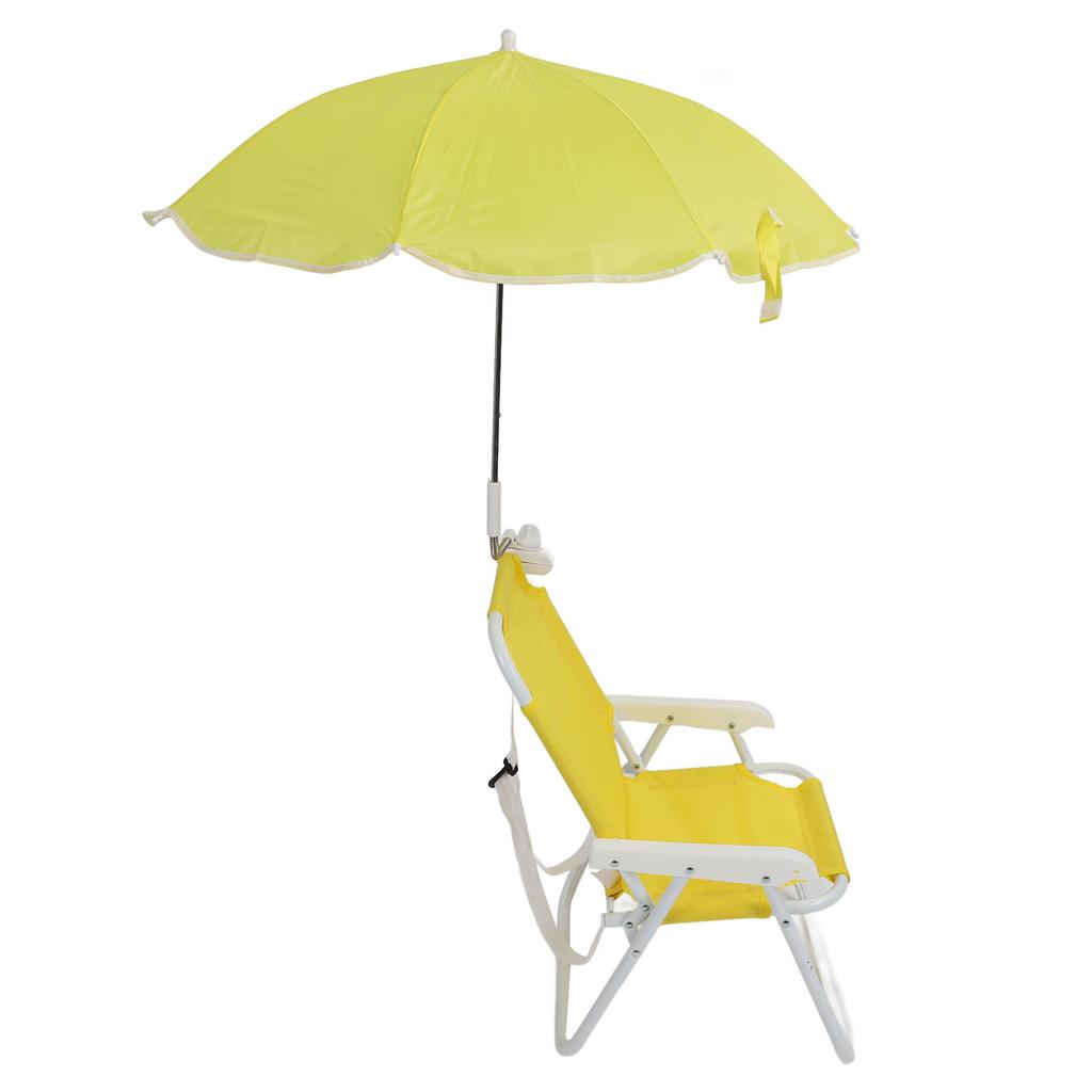 Children Beach Chair Folding Portable Camping Chairs Outdoor Lawn Sand Chair with Umbrella for Picnics Vacations Parties