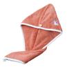 Triangular Embroidered Thickened Absorbent Soft Comfortable Cartoon Cute Drying Hair Cap