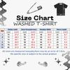 T-Shirt Cotton Harajuku Style Cotton Washed Retro Loose Mu Team Casual Men'S Animation Ghost Annihilation Blade Black Death