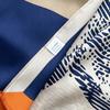 Scarf with print, women' synthetic silk, gift scarf, 70x70