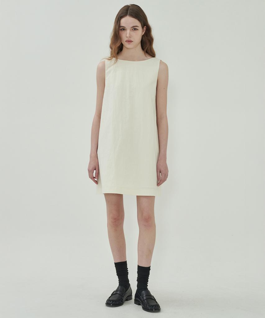 Mot Two-Way Mini Dress-Cream