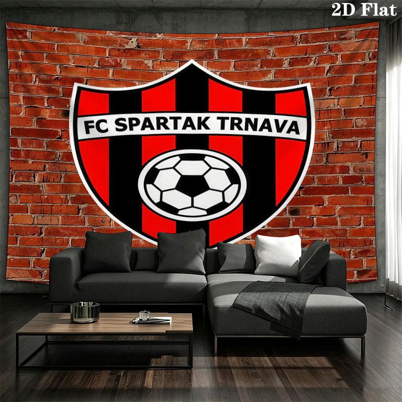 FC Spartak Trnava Wall Tapestry Aesthetic Wall Hanging Printed Fabric Blanket Decorative Tapestries for Bedroom Living Room Home Decor