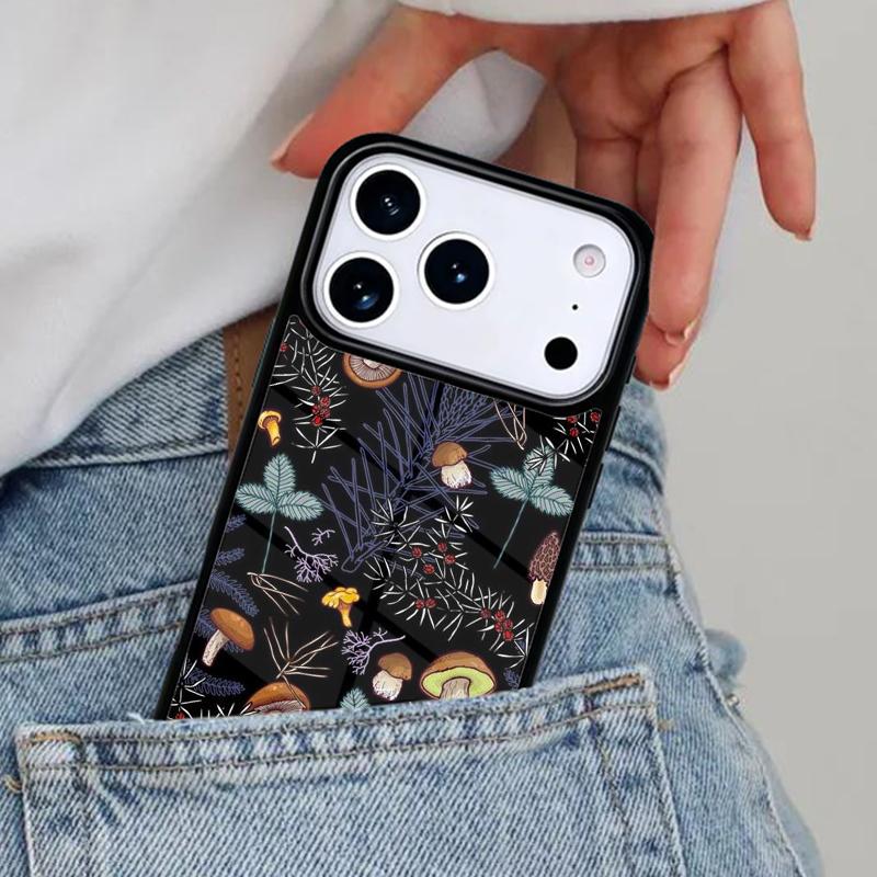 Magic Mushrooms Phone Case for iPhone 17ProMax 12 13 14 15 16e 17 Pro Max Plus Air Cover