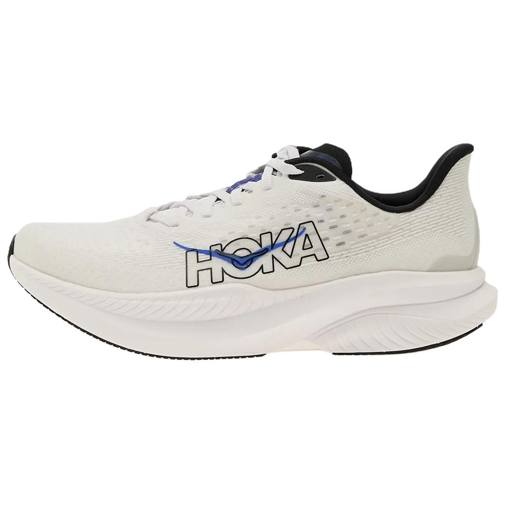 HOKA Mach 6 White Ultramarine Men Sneakers 1147790-WMR