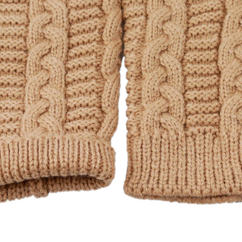 Women Long Fingerless Gloves Winter Mitten Knitted Warmer Arm Sleeve Warm Punk Soft Fingerless Unisex Gloves For Women