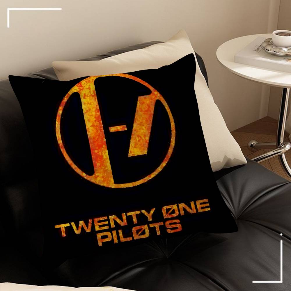 Popular T-Twenty One Pilot Band Pillow Gifts Home Office Furnishings Bedroom Sofa Car Cushion Cover Case 45X45Cm