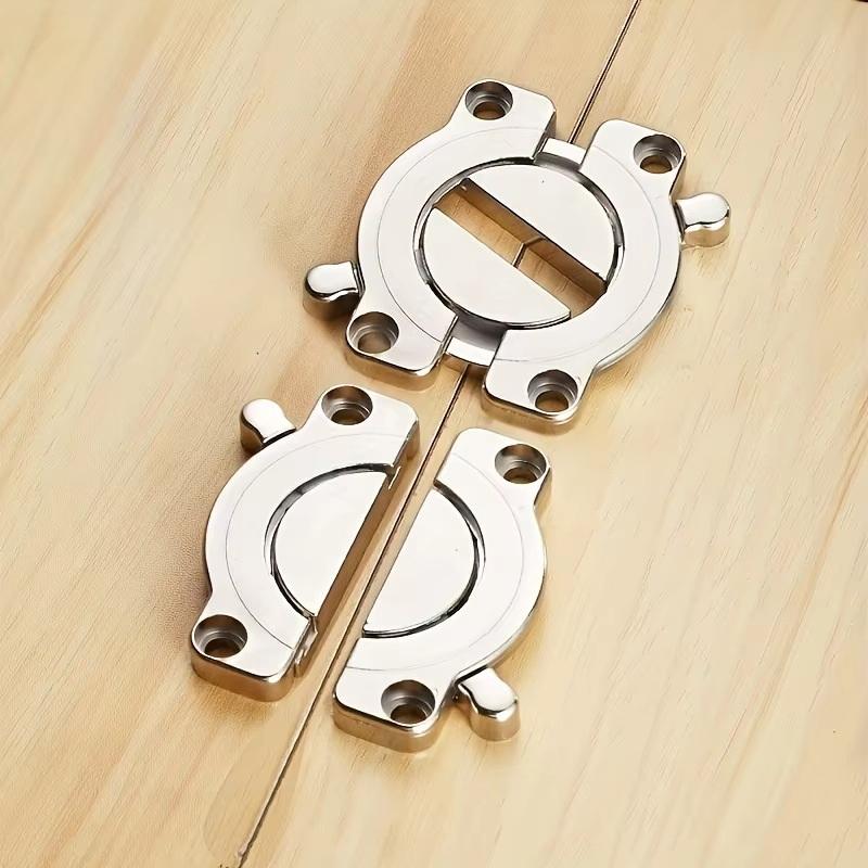Tabletop Splicing Connector Table Furniture Folding Hinges Buckle Lock Desktop Combination Wood Board Splicing Fasteners