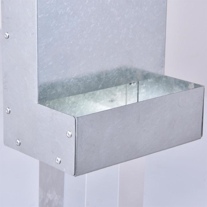 Chicken Feeder Mineral Crushed Food Container Promotes Healthy Digestion And Eggs Formation Easy Installation Feeders