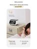 15W Wireless Fast Charging Alarm Clock with LCD Calendar & Desk Lamp