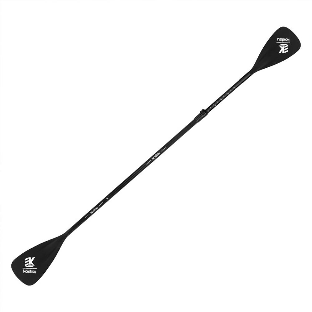 4 Sections Adjustable Aluminum Alloy Paddle board for SUP Board and Kayak - Convertible Single/Double Head Oar for Water Sports