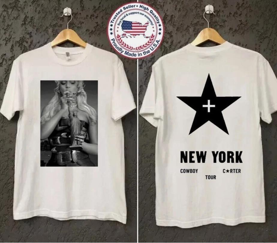 NY Exclusive Beyonce Cowboy Carter Tour 2025 reprint t-Shirt XL