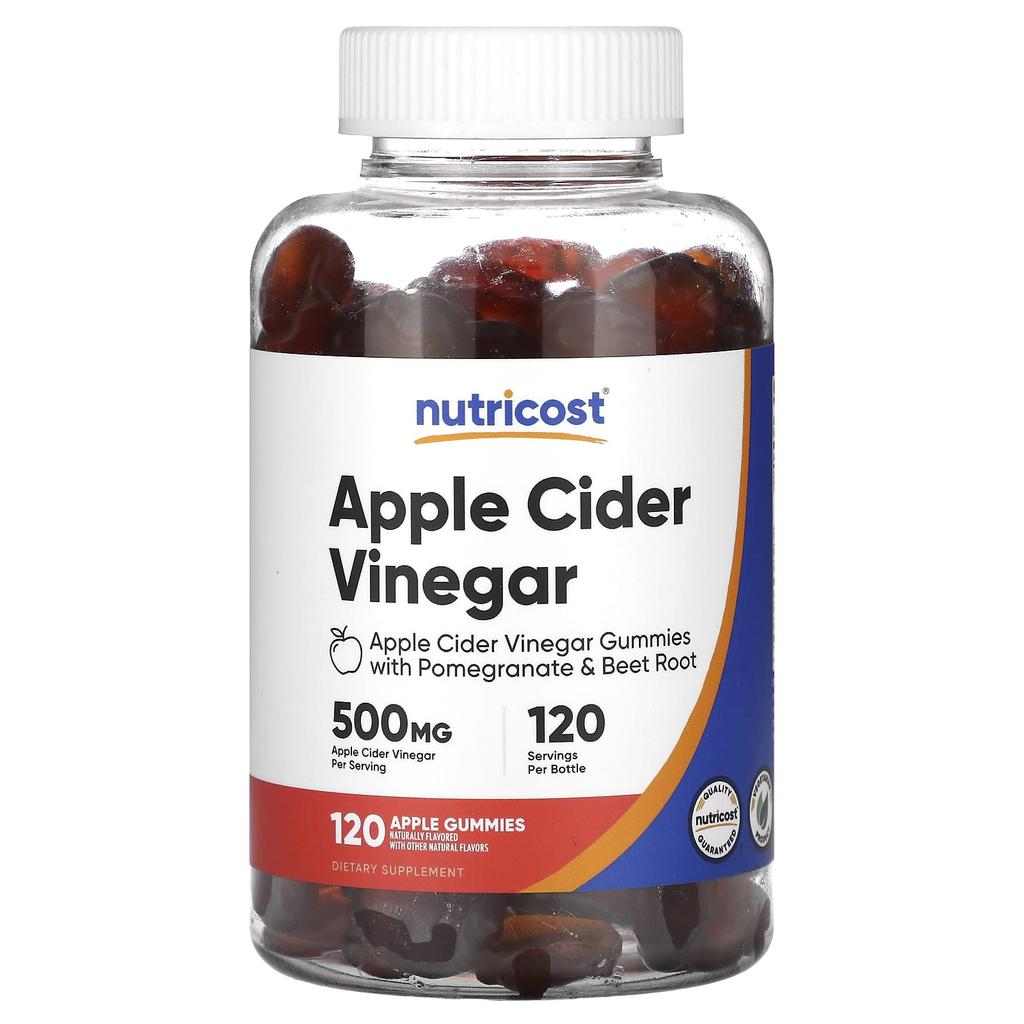 Apple Cider Vinegar Gummies, Apple, 500Mg, 120 Gummies