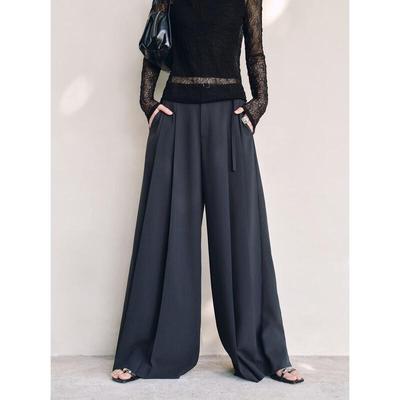 Peacebird Women's High-Waist Wide-Leg Palazzo Pants