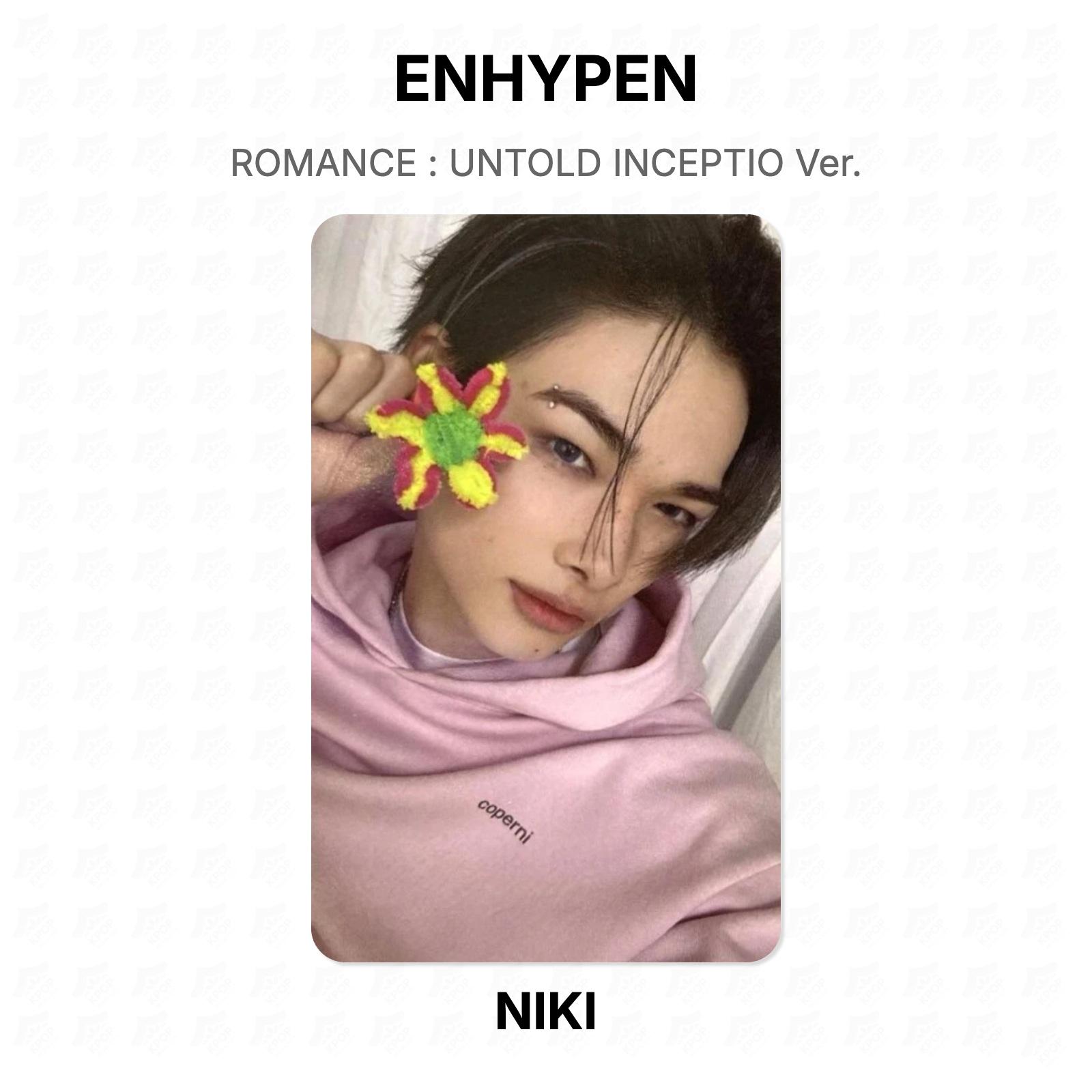 ENHYPEN ROMANCE : UNTOLD INCEPTIO Ver. Official Photocard NI-KI