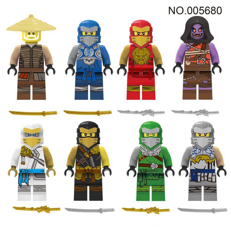 005680 M1810 M1804 M1808 M1637 Ninja Small Particle Building Block Doll Toy
