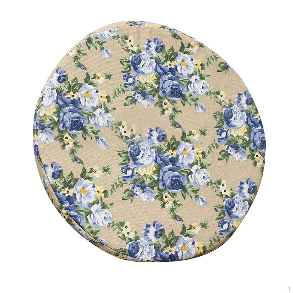 Car Bed Couch Throw Pillow Round Cushion Seat Pad Home Decor-Orchid