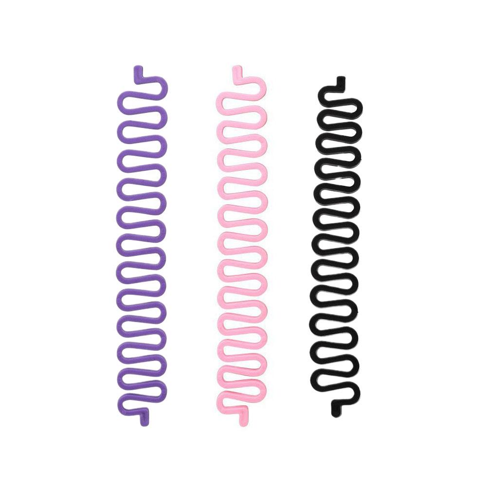 1pcs Magic Multiple Hair Braided Tool Girls Side Braid Hair Clips Wavy Twist Tool Hairpin Women Salon Barber Hair Styling Tools