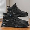 Martin boots spring new non-slip and wear-resistant rotating button casual hiking shoes
