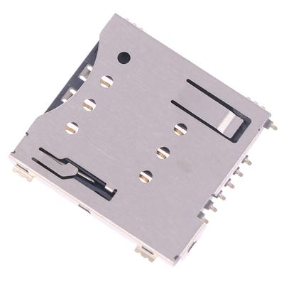 MUP-C792 Original Micro SIM Card Connector Patch Self-piercing 6 +1 P SIM Card Slot Socket High Quality