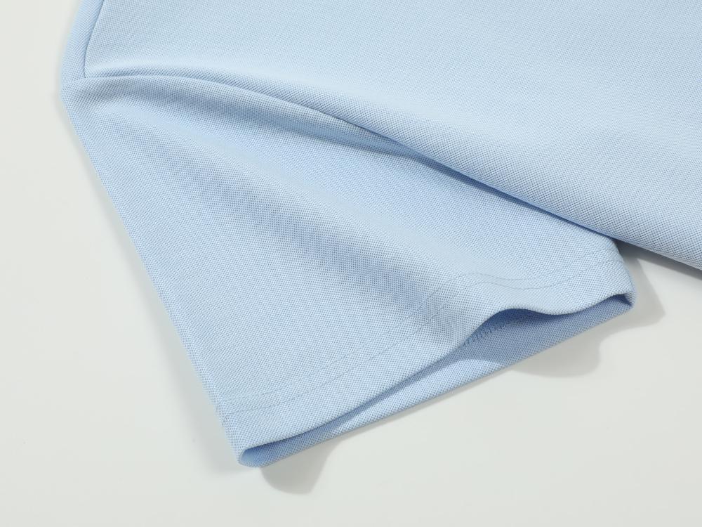 Solona Ice Silk Collared Polo T-Shirt for Office and Group Wear, Short Sleeve with Logo Print.