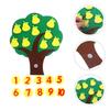 Felt Material Math Toy For Learning Numbers Counting Fruit Tree Educational Supplies Preschool Teaching Tools Non Woven Fabric