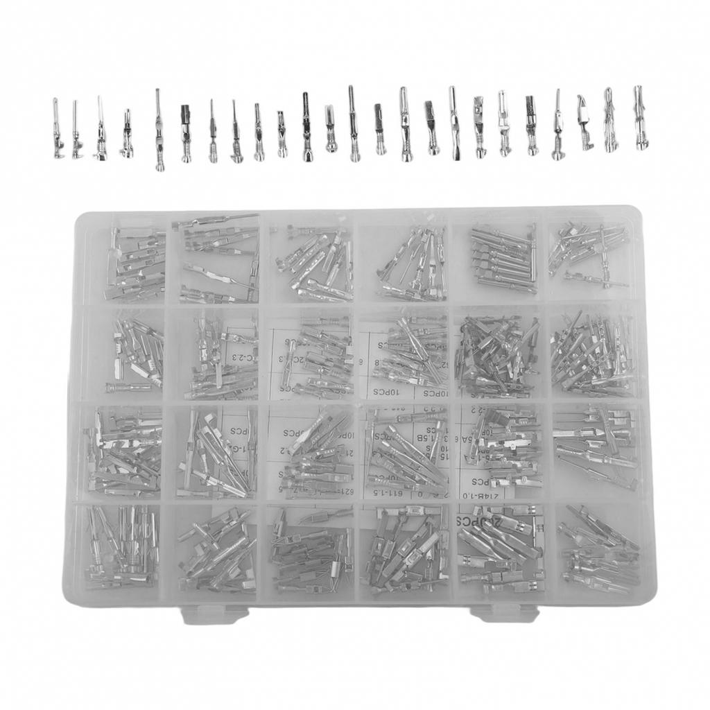 Car Electrical Pins Wire Terminal Kit 260 Pieces Included