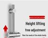 Adjustable No-Drill Stainless Steel Shower Head Holder and Sprayer Base