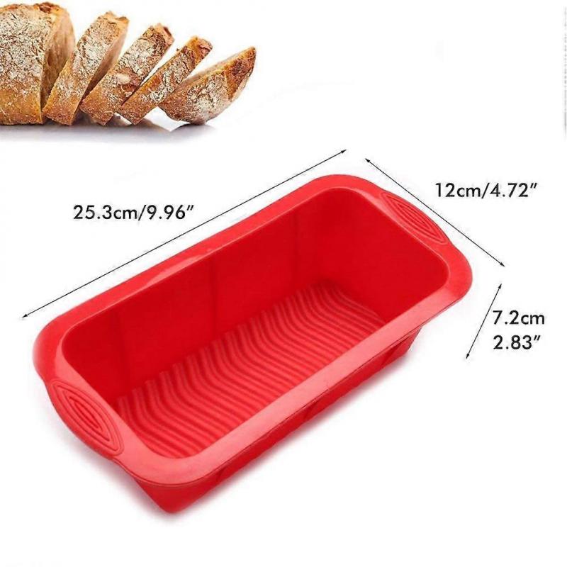 Silicone Bread Baking Mold Rectangular Toast Plate Kitchen Baking Mold
