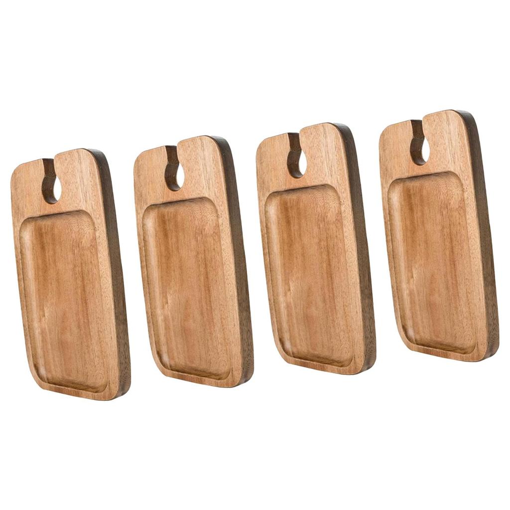 Wine Appetizer Plates, Serving Plates, Tray Plates with Wine Holder, Charcuterie