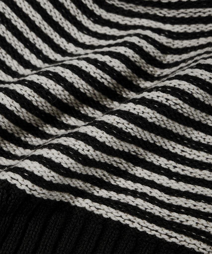 AMFEAST Traveler Striped Beanie Black And Cream