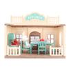 Dollhouse Kitchen Toys Simulated Plastic Educational with Tableware Furniture Miniature Kitchen for