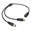 Flexible Sound Connecting Cable Plug and Play DIN 5 Pin Y Splitter  Sound Equipment