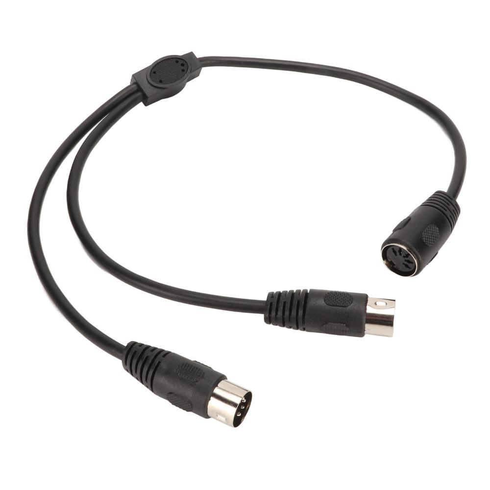 Flexible Sound Connecting Cable Plug and Play DIN 5 Pin Y Splitter  Sound Equipment