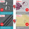Waterproof 2mx3m Sun Shelter Sunshade Protection Shade Sail Awning Camping Cloth Large for Outdoor Canopy Garden Patio