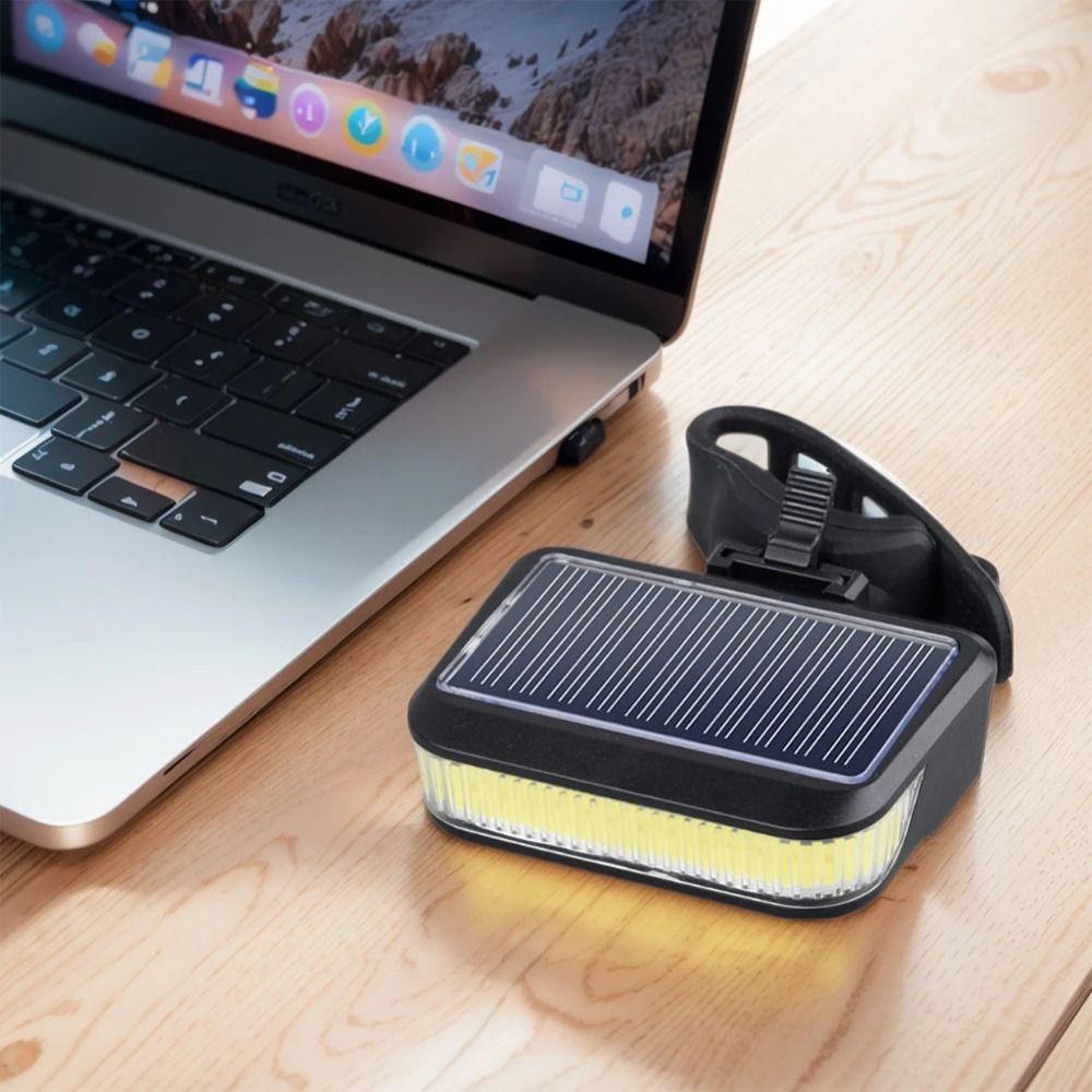 Foldable Bike Solar Taillights Waterproof Emergency Warning Lights  Mountain Road Bike