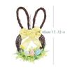 Easter bunny Wreath Spring Bunny egg rattan berries Holiday Festive Decoration Easter Wreaths for Front Door Outside for Window
