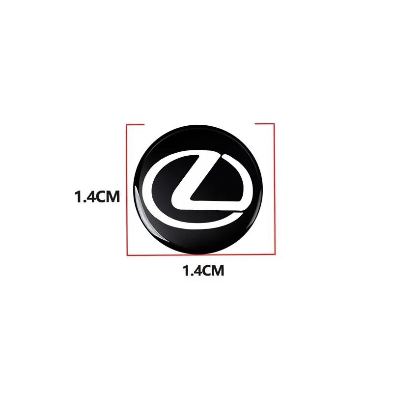 New 14mm Car Shell Remote Key Emblem Sticker Badge Emblem for Lexus 250 300 RX 300 350 US 200 GX 400 460 LX GS450H GS350 ES 350 300H NX300