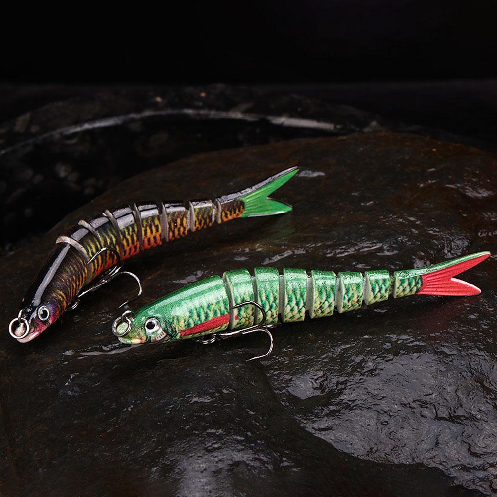 5Pcs Multi Jointed Swimbait with Trehooks Multi-Section Hard Bait Sinking Wobblers Fishing Lures Pike Carp Fishing Tools