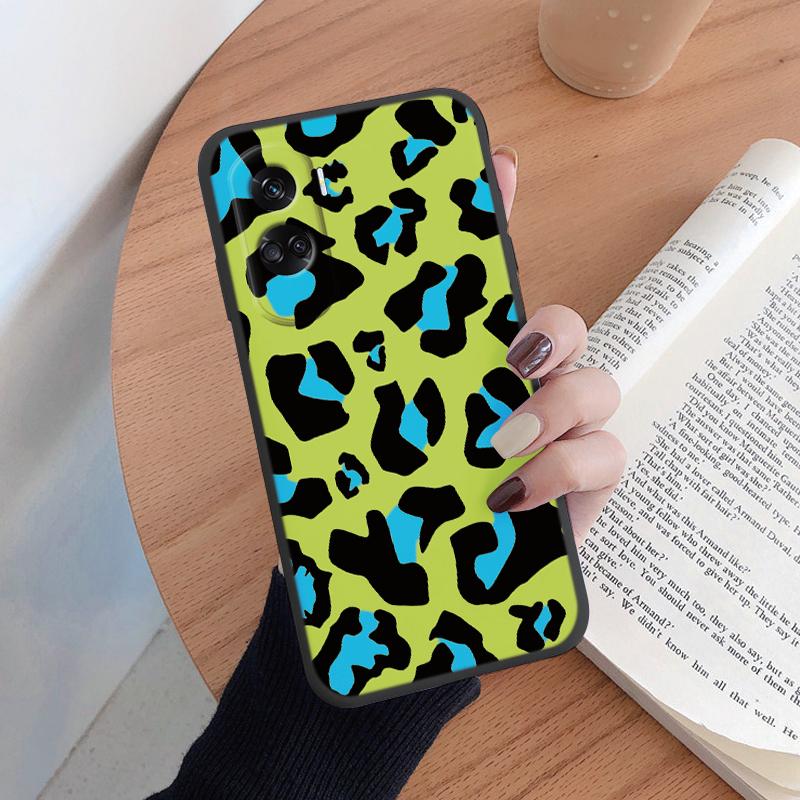 For Honor 90 200 Pro 400 Lite Phone Case Fashion Leopard Print Back Cover Soft Silicone Shockproof Fundas Coque Shell Couple TPU