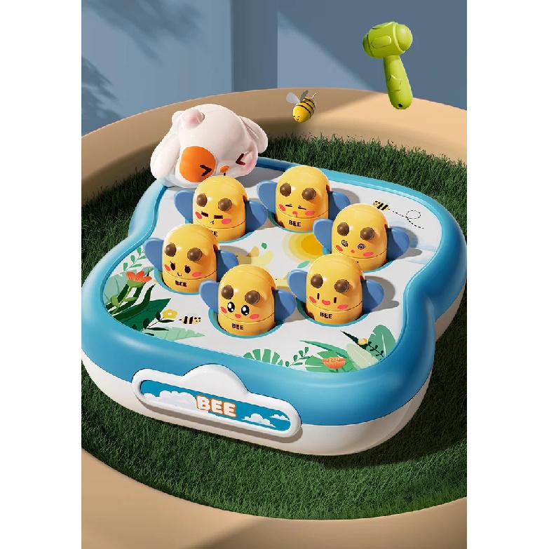 Baby Mole Hammer Whack Toy Kids Cute Animal Hand Percussion Sound Educational Sensory Develop Toys for 3 Year Children Gifts