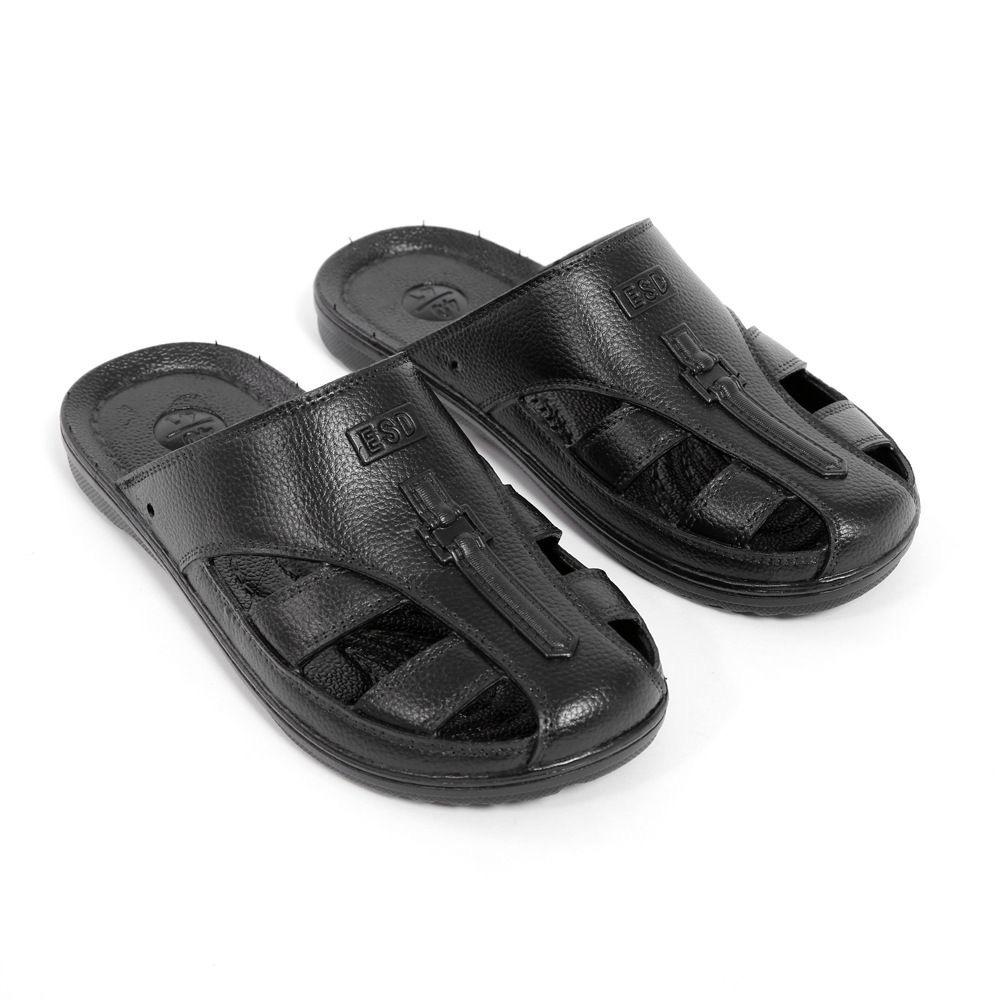 ESD Anti-Slip Soft Sole Sandals with Toe Protection