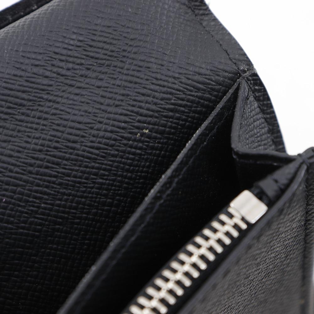 LOUIS VUITTON Brazza portefeuille Purse N62665 black Damier Grafitto Canvas mens Used